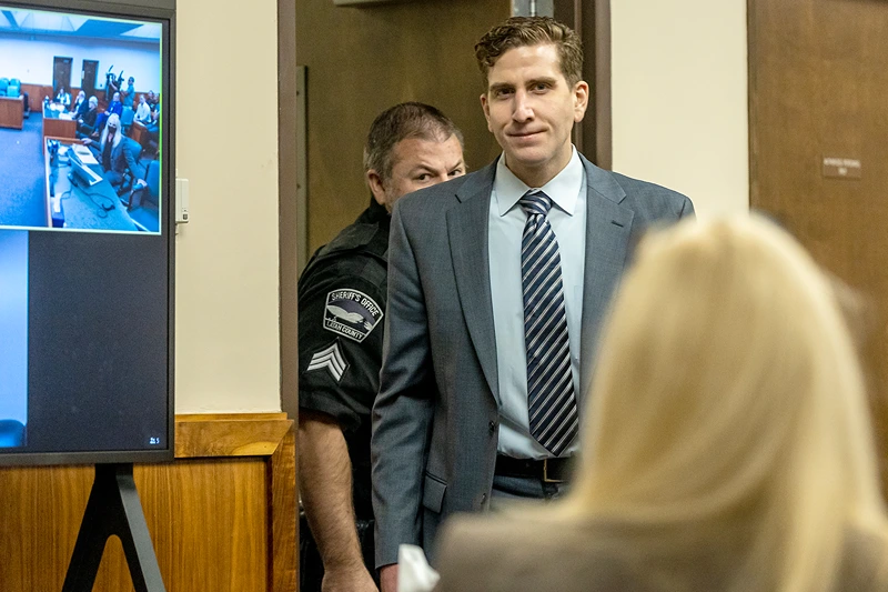 Murder Suspect Bryan Kohberger Attends Pre-Trial Hearing In Idaho
MOSCOW, IDAHO - AUGUST 18: Bryan Kohberger enters the courtroom for a hearing on August 18, 2023 in Moscow, Idaho. Kohberger is accused of killing four University of Idaho students in November 2022. (Photo by August Frank-Pool/Getty Images)