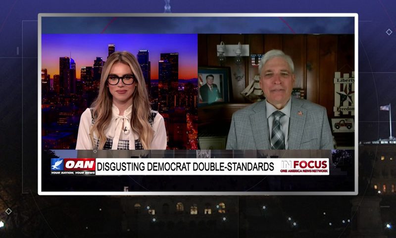 Video still from U.S. Navy Intel Officer (Ret). Steven Rogers' interview with In Focus on One America News Network