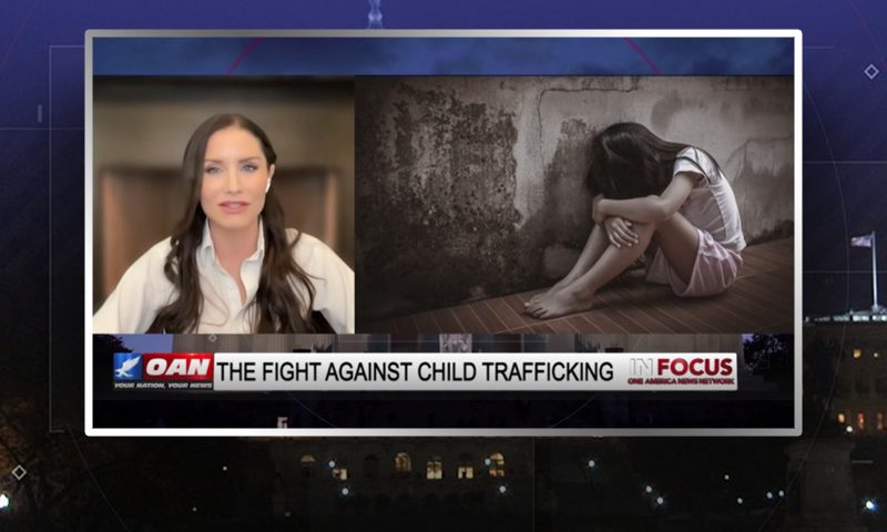 Video still from Landon Starbuck's interview with In Focus on One America News Network