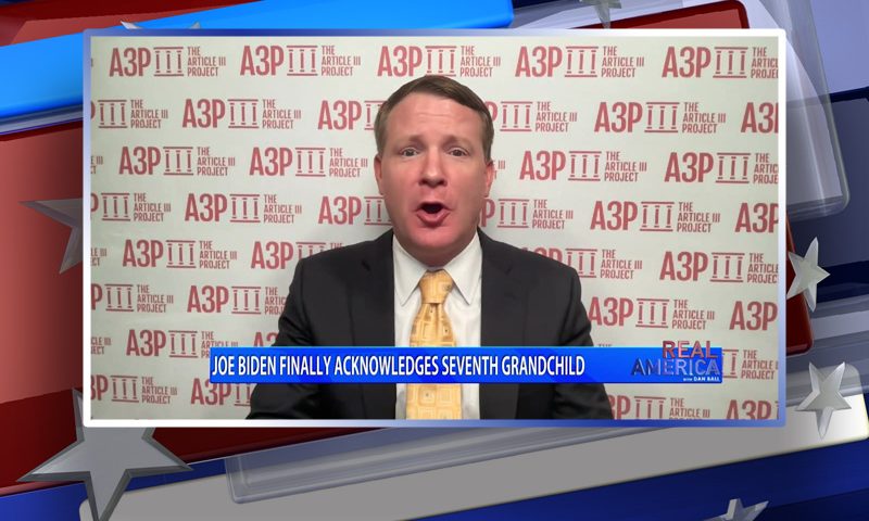 Video still from Mike Davis' interview with Real America on One America News Network