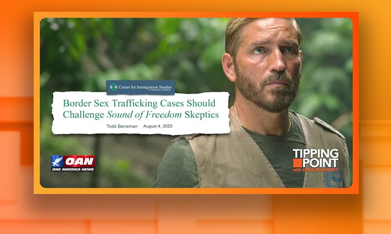 Video still from Tipping Point on One America News Network