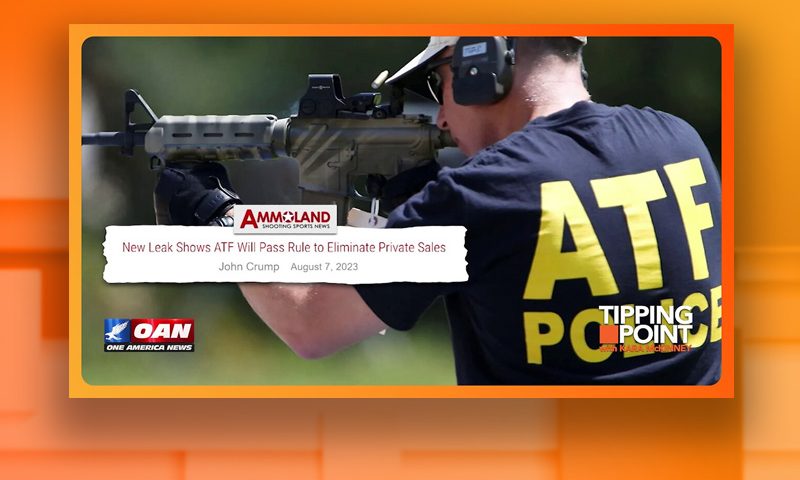 Video still from Tipping Point on One America News Network