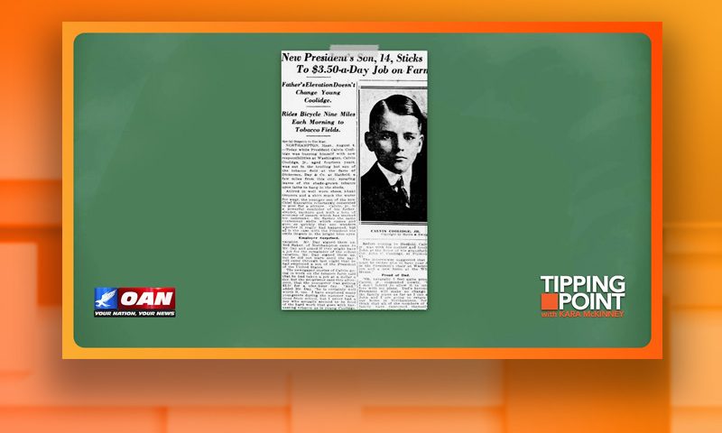 Video still from Tipping Point on One America News Network