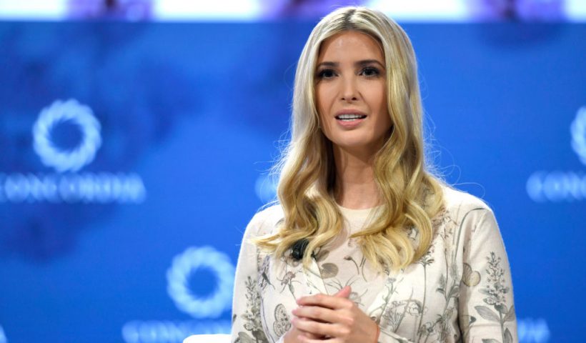 NEW YORK, NY - SEPTEMBER 24: Advisor to the President Ivanka Trump speaks onstage during the 2018 Concordia Annual Summit - Day 1 at Grand Hyatt New York on September 24, 2018 in New York City. (Photo by Riccardo Savi/Getty Images for Concordia Summit)