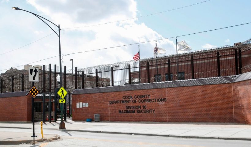 The Cook County Department of Corrections (CCDOC), housing one of the nation's largest jails, is seen in Chicago, Illinois, on April 9, 2020. - The jail has seen a rise in coronavirus cases after two inmates tested positive on March 23. The Cook County Sheriff's Office reported that as of 5pm on April 9, 2020, 276 inmates and 172 Sheriff's Office staff had tested positive for the virus. (Photo by KAMIL KRZACZYNSKI / AFP) (Photo by KAMIL KRZACZYNSKI/AFP via Getty Images)