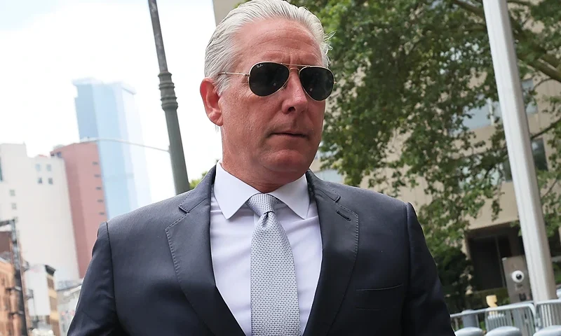 Former FBI Agent Charles McGonigal Attends Change Of Plea Hearing In Violations Of U.S. Sanctions Case NEW YORK, NEW YORK - AUGUST 15: Former FBI agent Charles McGonigal arrives for a change of plea hearing at Manhattan Federal Court on August 15, 2023 in New York City. McGonigal is expected to change his plea to guilty after initially pleading not guilty. He was arrested on January 21 for allegedly violating and conspiring to violate the International Emergency Economic Powers Act and other charges relating to money laundering. McGonigal is accused of taking payments from Russian oligarch Oleg Deripaska to investigate other Russian oligarchs, and is also charged in a separate case in Washington, D.C. with concealing $225,000 he allegedly received from a former Albanian intelligence employee. (Photo by Michael M. Santiago/Getty Images)