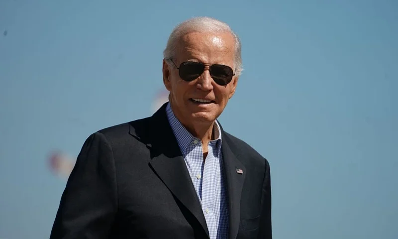 US President Joe Biden arrives to board Air Force One at Joint Base Andrews in Maryland, on September 2, 2023. Biden travels to Florida to visit communities ravaged by Hurricane Idalia. (Photo by Stefani Reynolds / AFP) (Photo by STEFANI REYNOLDS/AFP via Getty Images)
