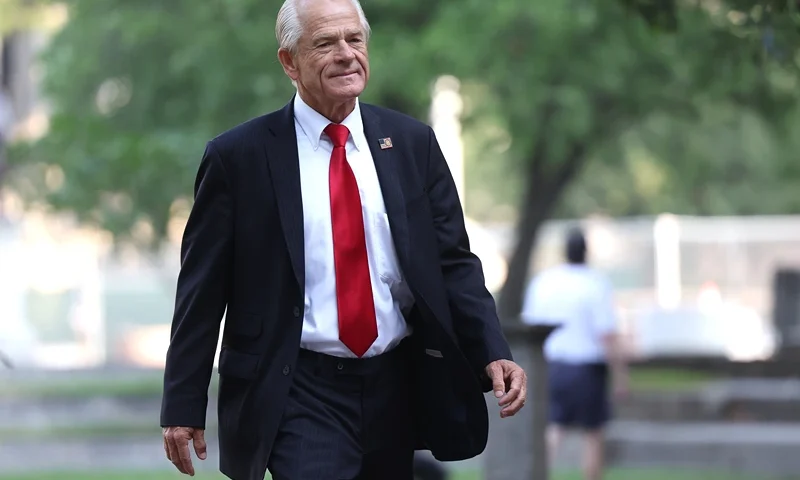 Closing Arguments Begin In Peter Navarro's Contempt Of Congress Trial WASHINGTON, DC - SEPTEMBER 07: Peter Navarro, an advisor to former U.S. President Donald Trump, arrives at the E. Barrett Prettyman Courthouse on September 07, 2023 in Washington, DC. The jury is expected to begin deliberating today in Navarro's contempt of Congress case for failing to comply with a congressional subpoena from the House January 6 Committee. (Photo by Kevin Dietsch/Getty Images)