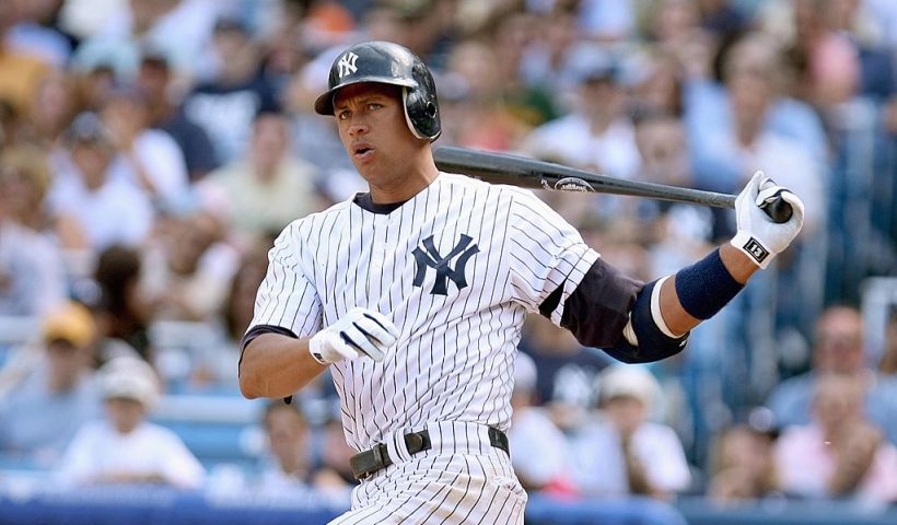 NEW YORK - JULY 21: Alex Rodriguez #13 of the New York Yankees swings at the pitch against the Tampa Bay Devil Rays on July 21, 2007 at Yankee Stadium in the Bronx borough of New York City. The Yankees defeated the Devil Rays 7-3 in game one of their doubleheader. (Photo by Al Bello/Getty Images)
