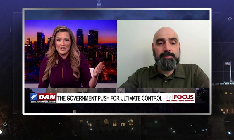 Video still from Dr. Tau Braun's interview with In Focus on One America News Network