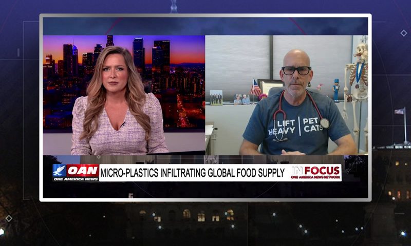 Video still from Dr. Jeff Barke's interview with In Focus on One America News Network