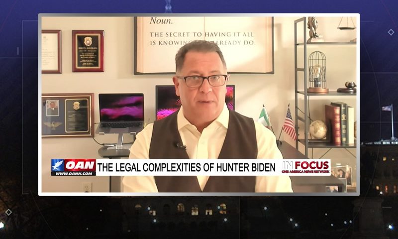Video still from Bob Bianchi's interview with In Focus on One America News Network