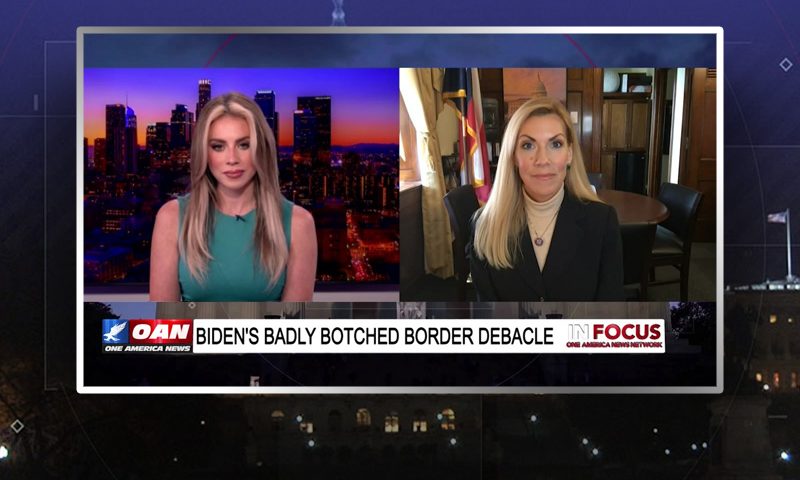 Video still from Congresswoman Beth Van Duyne's interview with In Focus on One America News Network
