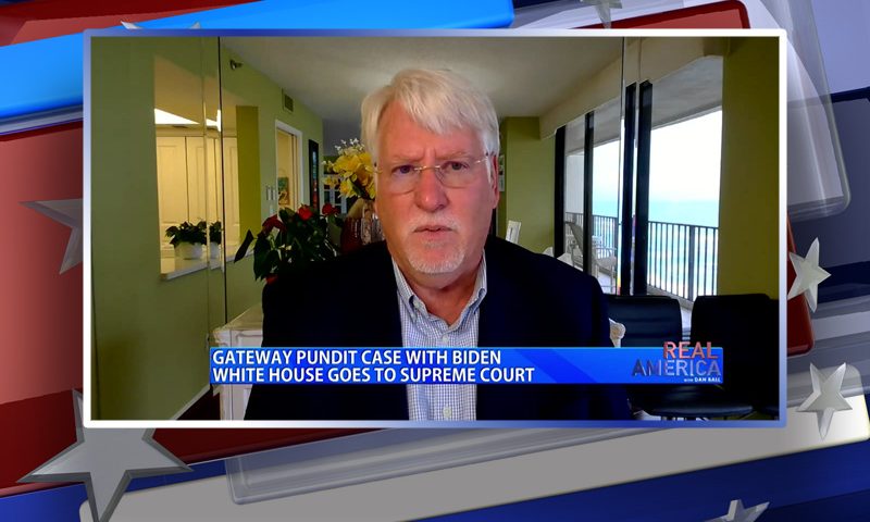 Video still from Joe Hoft's interview with Real America on One America News Network