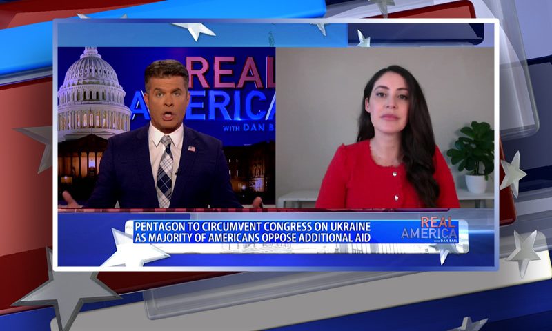 Video still from Rep. Anna Paulina Luna's interview with Real America on One America News Network