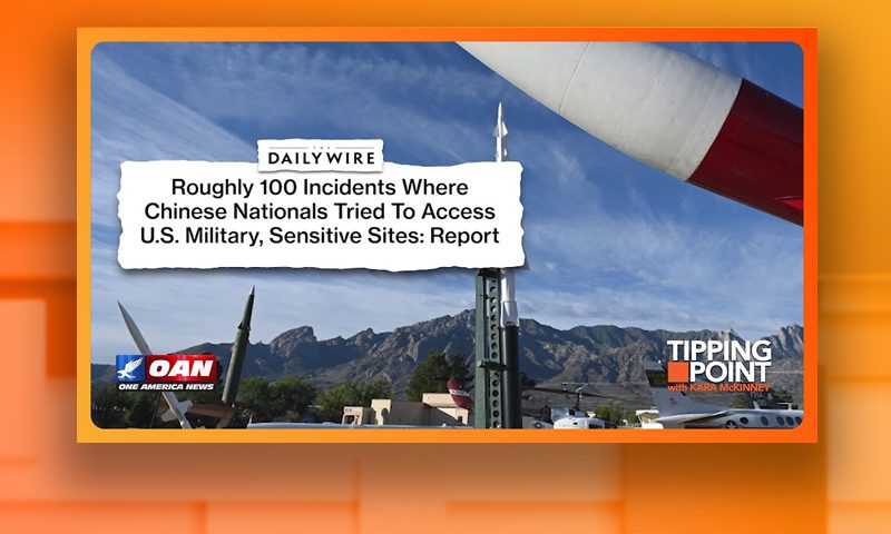 Video still from Tipping Point on One America News Network