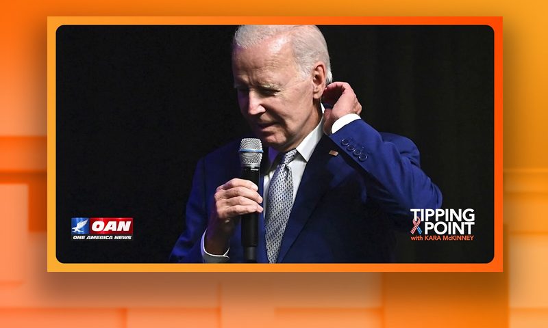 Video still from John Byrnes' interview with Tipping Point on One America News Network