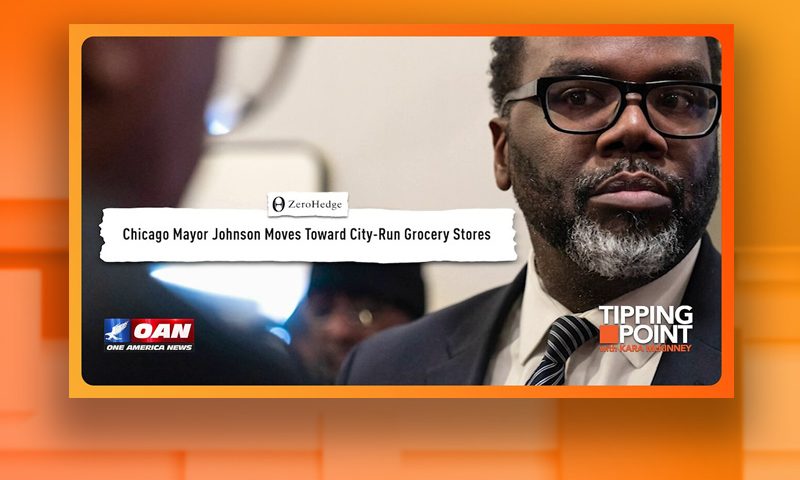 Video still from Tipping Point on One America News Network