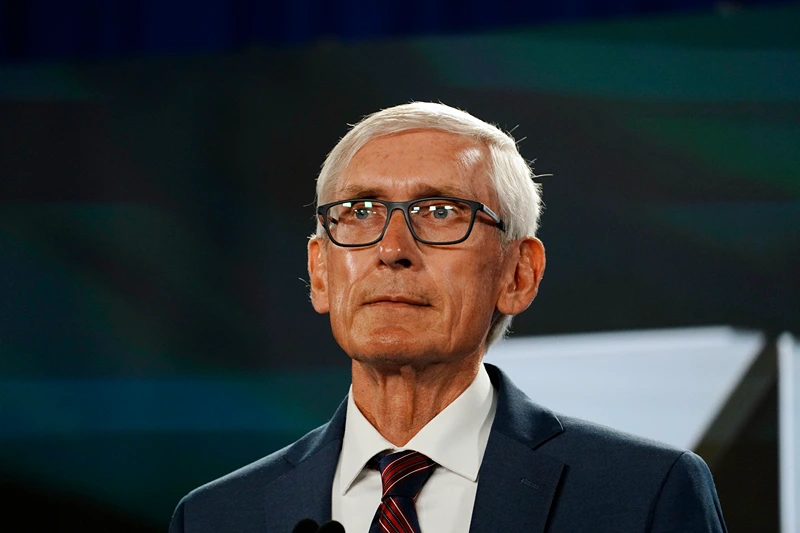Democrats Hold Unprecedented Virtual Convention From Milwaukee
MILWAUKEE, WISCONSIN - AUGUST 19: Wisconsin Governor Tony Evers awaits to address the virtual Democratic National Convention, at the Wisconsin Center on August 19, 2020 in Milwaukee, Wisconsin. The convention, which was once expected to draw 50,000 people to Milwaukee, Wisconsin, is now taking place virtually due to the coronavirus pandemic. (Photo by Melina Mara - Pool/Getty Images)