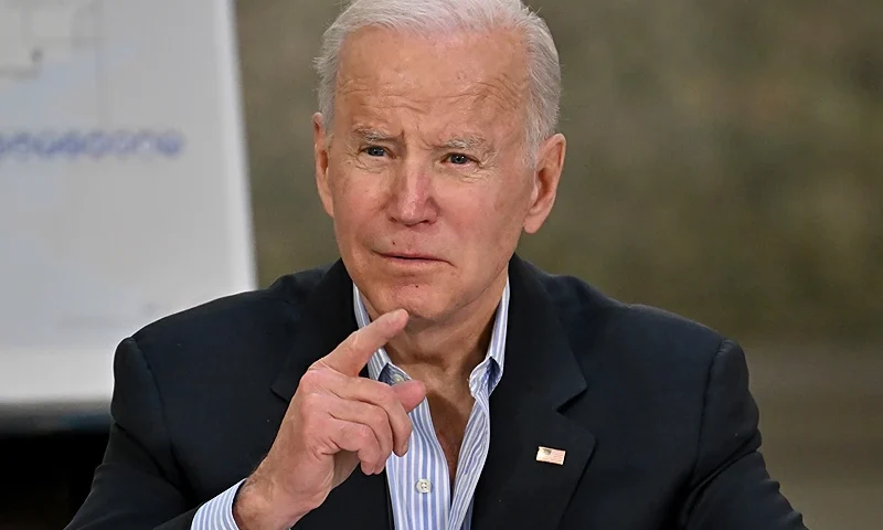 RZESZOW, POLAND - MARCH 25: US President Joe Biden meets with the President of Poland, Andrzej Duda on March 25, 2022 in Rzeszow, Poland. U.S. President Joe Biden meets with NATO allies as they coordinate reaction to Russia's war in Ukraine, which has entered its second month. (Photo by Jeff J Mitchell/Getty Images)