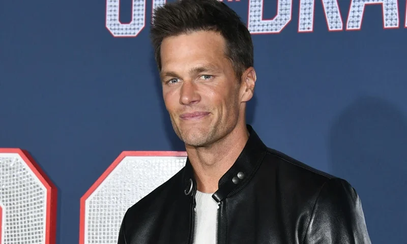 LOS ANGELES, CALIFORNIA - JANUARY 31: Tom Brady attends Los Angeles Premiere Screening Of Paramount Pictures' "80 For Brady" at Regency Village Theatre on January 31, 2023 in Los Angeles, California. (Photo by Jon Kopaloff/Getty Images)