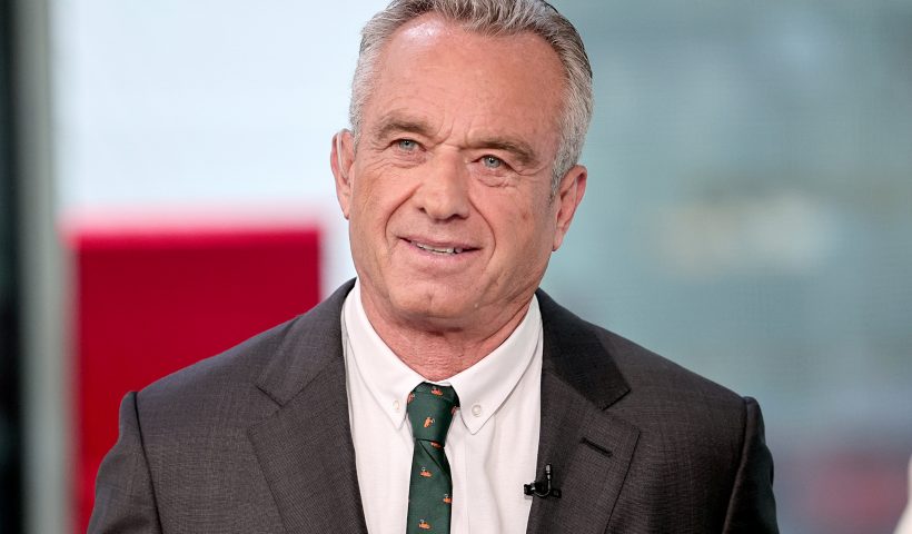 NEW YORK, NEW YORK - JUNE 02: Robert F. Kennedy Jr. visits "The Faulkner Focus"at Fox News Channel Studios on June 02, 2023 in New York City. (Photo by Jamie McCarthy/Getty Images)