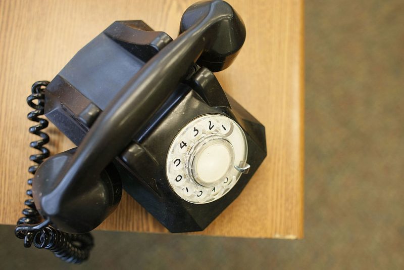 MIAMI - FEBRUARY 02: A rotary phone sits on desk of the newly opened Black Police Precinct and Courthouse Museum February 3, 2009 in Miami, Florida. The museum is located in the only known structure in the nation that was designed, devoted to and operated as a separate station house and municipal court for African-Americans. In September 1944, the first black patrolmen were sworn in as emergency policemen to enforce the law in what was then called the "Central Negro District." The precinct building opened in May 1950 to provide a station house for the black policemen and a courtroom for black judges in which to adjudicate black defendants. The building operated from 1950 until its closing in 1963. (Photo by Joe Raedle/Getty Images)