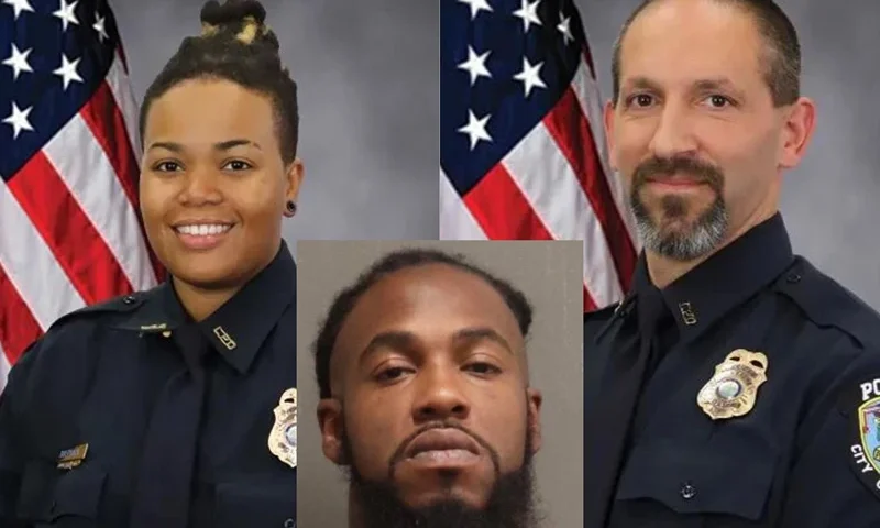 R| Officer Ashely Boleyjack (Courtesy: La Vergne Police Department) M| John C. Drake Jr. (Photo via; La Vergne Police Department) L | Officer Gregory Kern (Courtesy: La Vergne Police Department)
