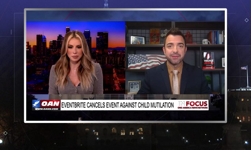 Video still from Pastor Lucas Miles' interview with In Focus on One America News Network