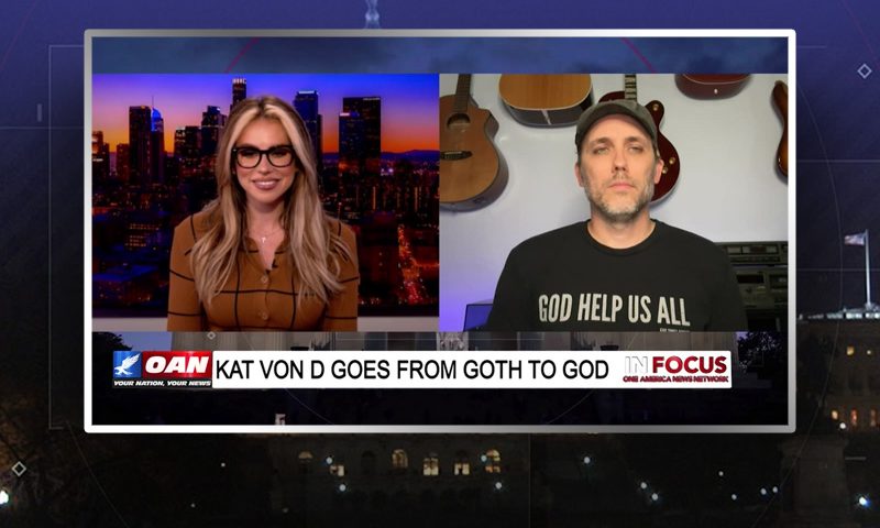 Video still from Brad Skistimas' interview with In Focus on One America News Network