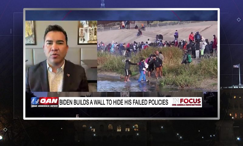 Video still from Victor Avila's interview with In Focus on One America News Network