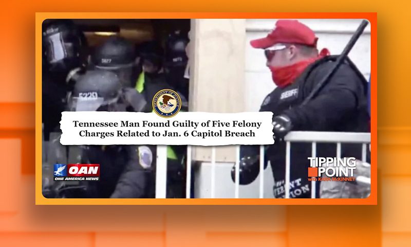 Video still from Tipping Point on One America News Network