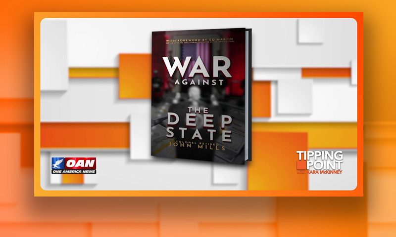 Image of the cover of the book by Col. John Mills (Ret.) titled "War Against the Deep State".