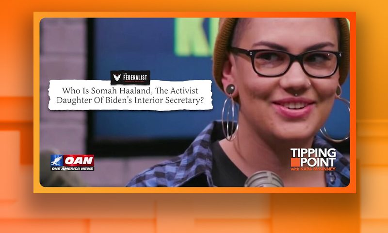 Video still from Tipping Point on One America News Network