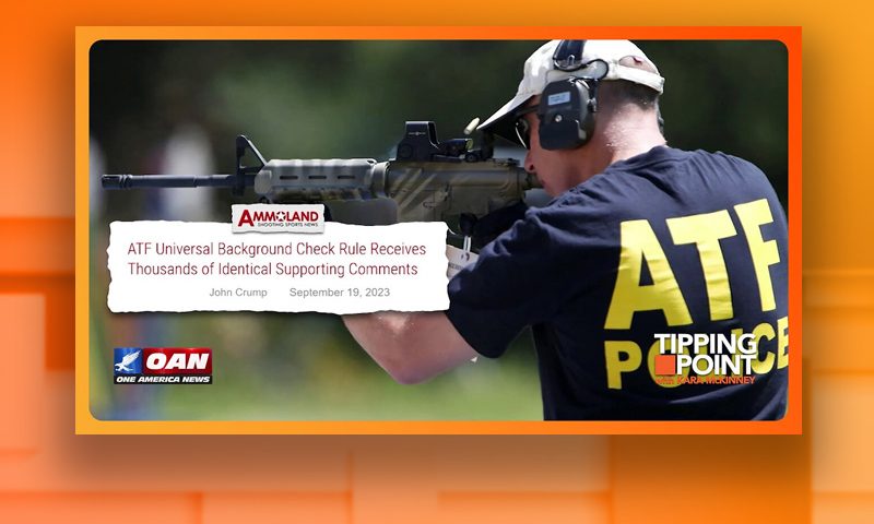 Video still from Tipping Point on One America News Network
