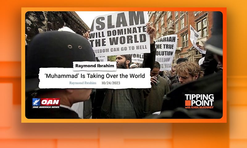 Video still from Tipping Point on One America News Network