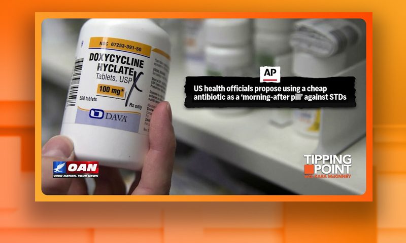 Video still from Tipping Point on One America News Network