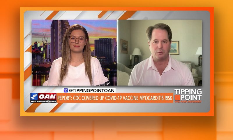 Video still from John Leake's interview with Tipping Point on One America News Network