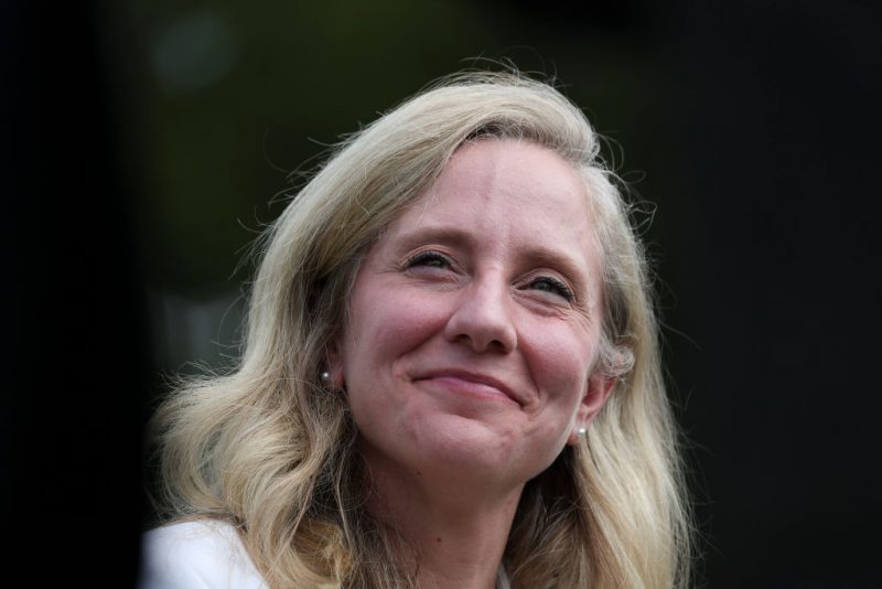 FREDERICKSBURG, VIRGINIA - AUGUST 25: U.S. Rep. Abigail Spanberger (D-VA) attends a press conference August 25, 2022 at the Mary Washington Hospital in Fredericksburg, Virginia. Spanberger joined with local healthcare leaders and state residents living with chronic diseases to discuss how the recently passed Inflation Reduction Act will impact drug costs for seniors and extend health insurance tax credits for middle-class families. (Photo by Win McNamee/Getty Images)