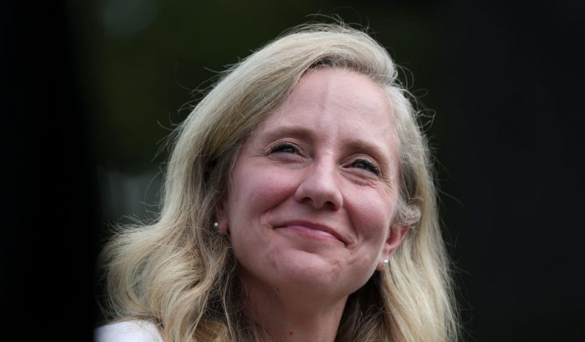 FREDERICKSBURG, VIRGINIA - AUGUST 25: U.S. Rep. Abigail Spanberger (D-VA) attends a press conference August 25, 2022 at the Mary Washington Hospital in Fredericksburg, Virginia. Spanberger joined with local healthcare leaders and state residents living with chronic diseases to discuss how the recently passed Inflation Reduction Act will impact drug costs for seniors and extend health insurance tax credits for middle-class families. (Photo by Win McNamee/Getty Images)