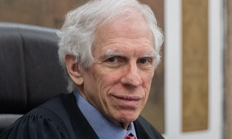 NEW YORK, NEW YORK - NOVEMBER 02: Justice Arthur Engoron presides over the former President Donald Trump's civil fraud trial at New York State Supreme Court on November 02, 2023 in New York City. Trump Jr., executive vice president of the Trump Organization, began testifying yesterday concerning allegations that he; his father, the former president; and his brother Eric conspired to inflate Trump Sr.'s net worth on financial statements provided to banks and insurers to secure loans. New York Attorney General Letitia James has sued seeking $250 million in damages. (Photo by Jeenah Moon-Pool/Getty Images)