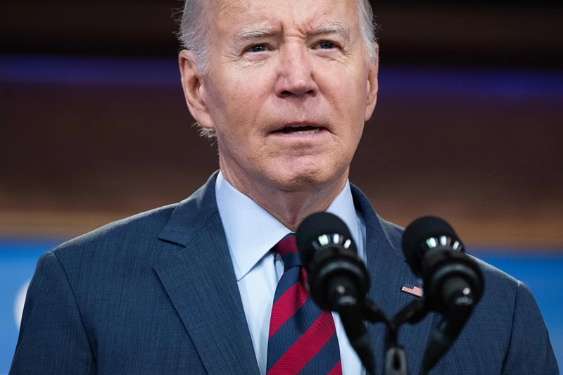 US-POLITICS-CLIMATE-BIDEN
US President Joe Biden delivers remarks on his Administration's actions to address the climate crisis in the South Court Auditorium of the White House in Washington, DC, on November 14, 2023. (Photo by SAUL LOEB / AFP) (Photo by SAUL LOEB/AFP via Getty Images)
