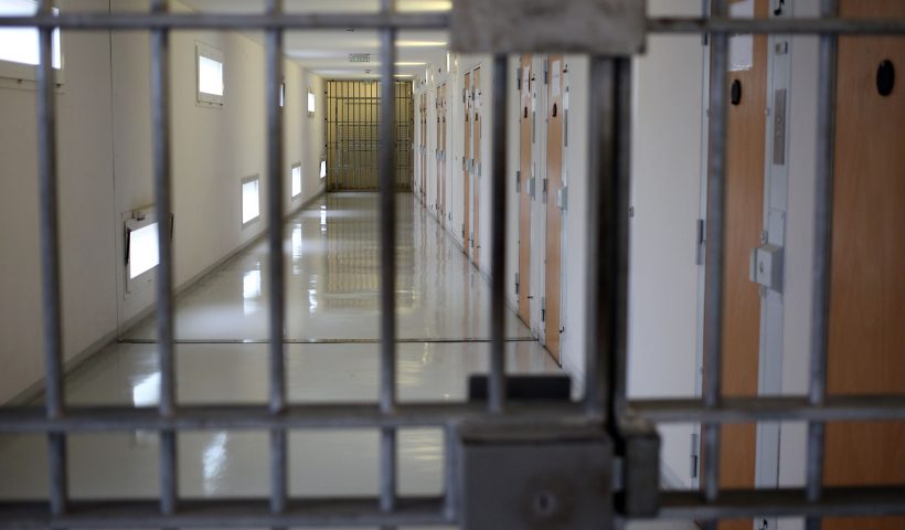 View of the Domenjod prison on October 16, 2014 in Saint-Denis de la Reunion on the French Indian Ocean island of La Reunion. AFP PHOTO RICHARD BOUHET (Photo credit should read RICHARD BOUHET/AFP via Getty Images)