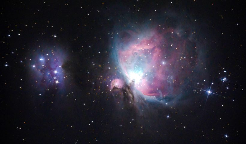 TOPSHOT - This long exposure picture taken on December 23, 2017 shows the Orion Nebula, as seen from Bago, located 91 kilometres northeast of Yangon. / AFP PHOTO / Ye Aung THU (Photo credit should read YE AUNG THU/AFP via Getty Images)