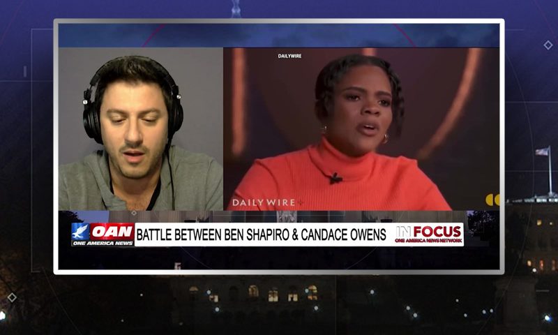 Video still from In Focus on One America News Network during an interview with the guest, Ami Kozar.