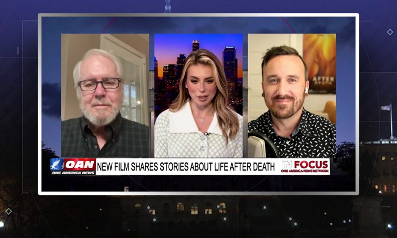 Video still from In Focus on One America News Network during an interview with the guest, Don Piper and Stephen Gray.