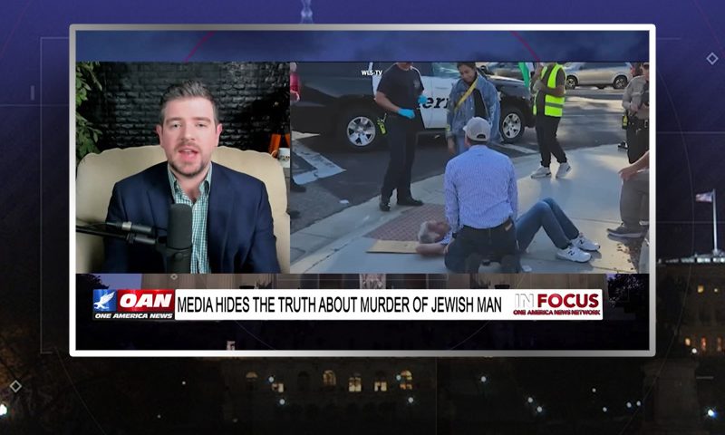 Video still from In Focus on One America News Network during an interview with the guest, Ian Haworth.
