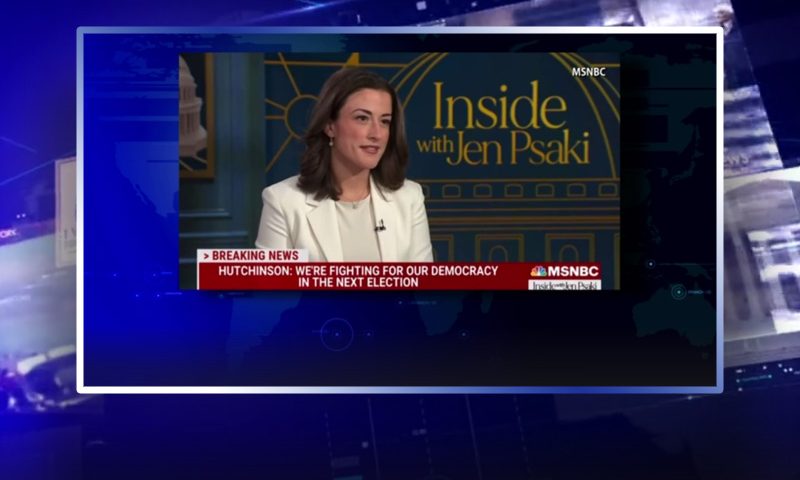 Video still from The Real Story on One America News Network.