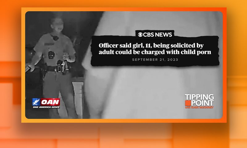 Video still from Tipping Point on One America News Network