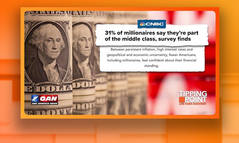 Video still from Tipping Point on One America News Network